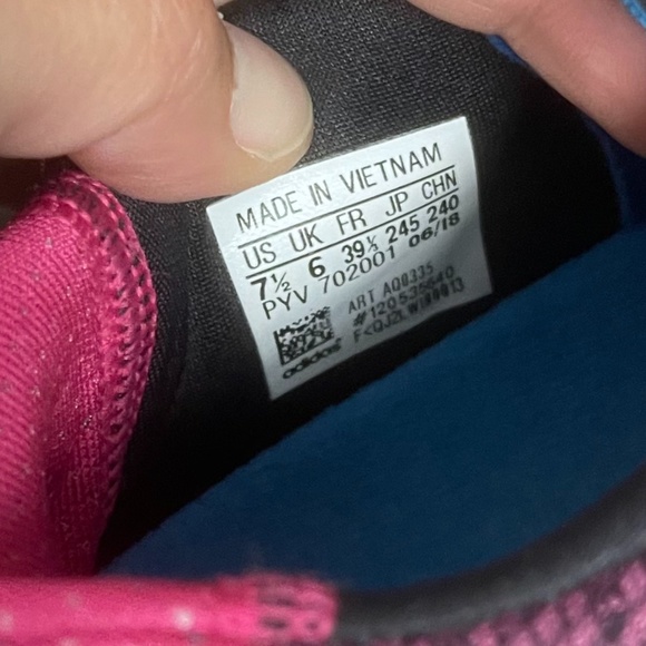Adidas Pink Solar Glide Boost Running Shoes Women Size 7.5 - Picture 8 of 8